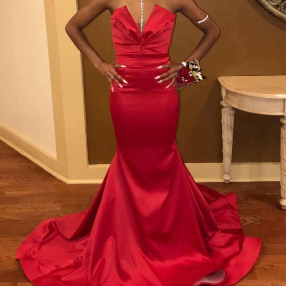 Custom made prom gown